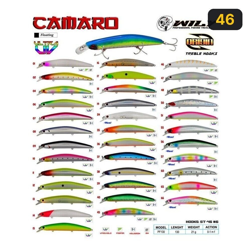 Wily Camaro 13 cm 21 gr (0-1M) Maket Balık 46