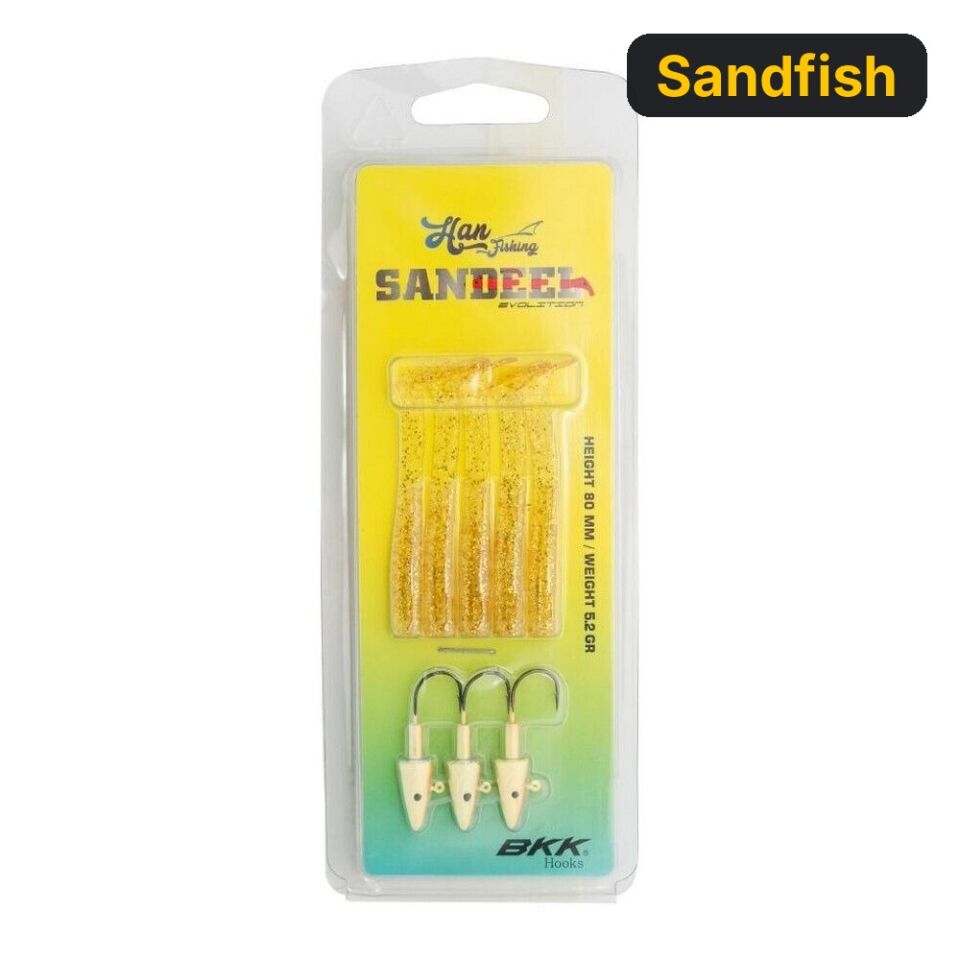 Hanfish Sandeel 80 mm Silikon Yem Sandfish