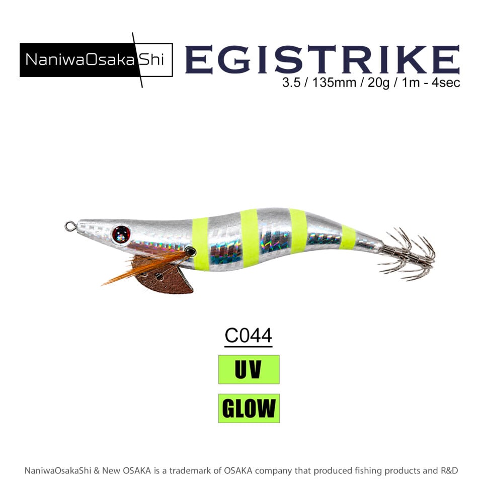 NaniwaOsakaShi EgiStrike 3.5 135mm 20.8g Kalamar Zokası