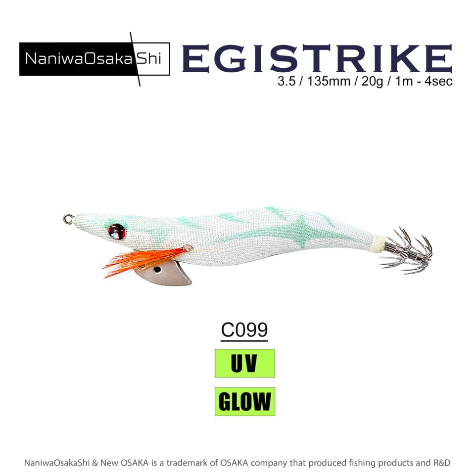NaniwaOsakaShi EgiStrike 3.5 135mm 20.8g Kalamar Zokası