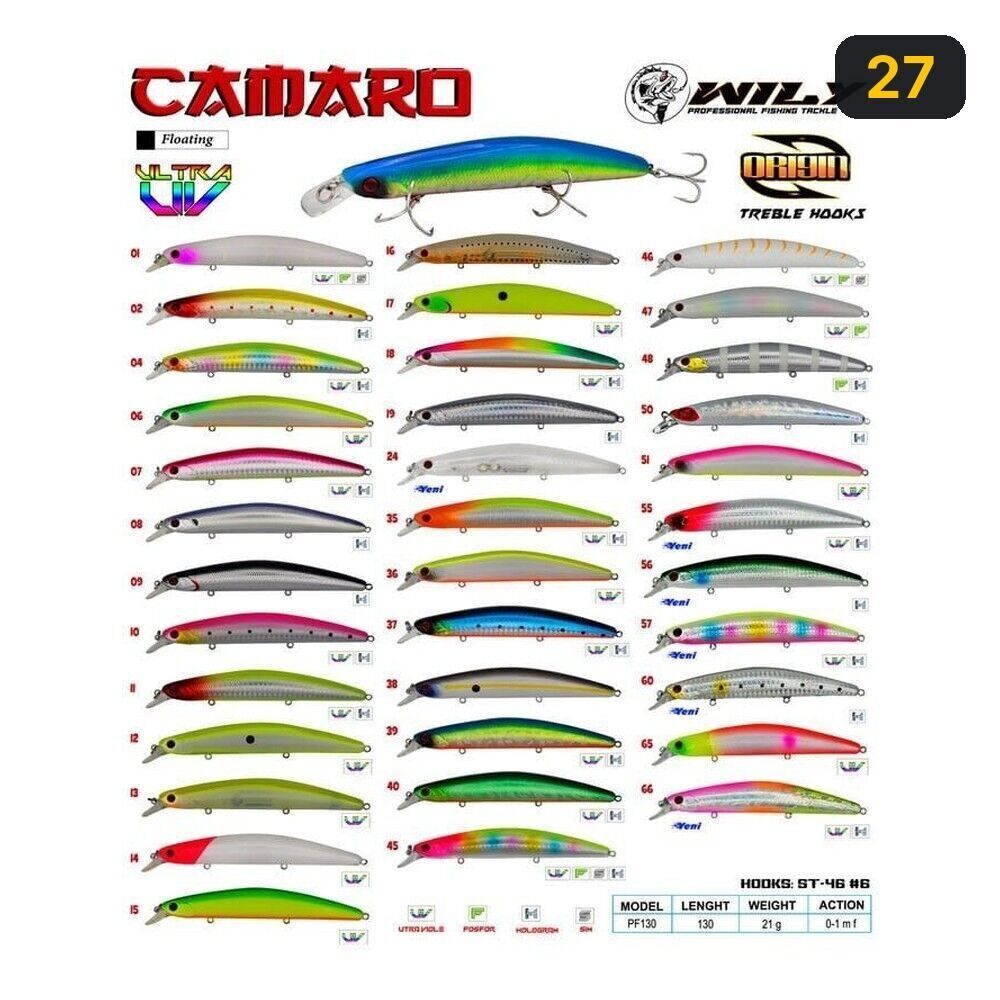 Wily Camaro 13 cm 21 gr (0-1M) Maket Balık 27
