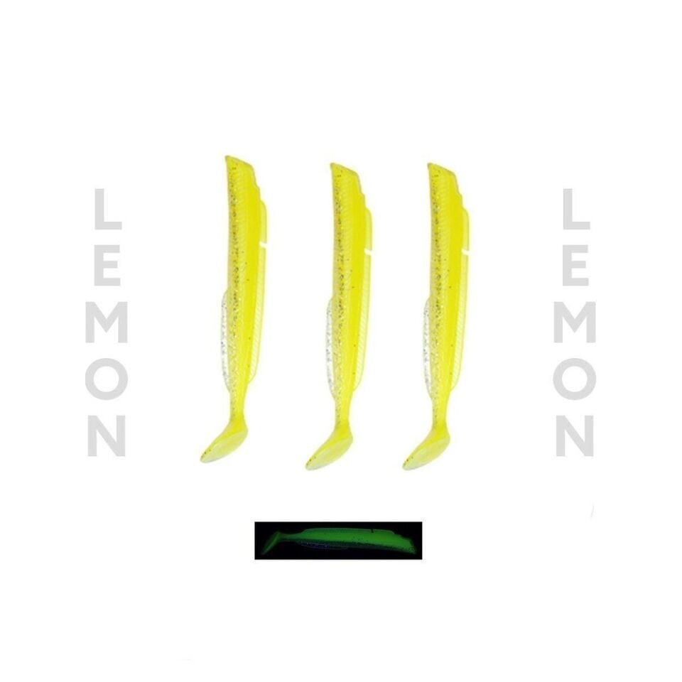 Fujin Salt Eel Body 10cm x3 Silikon Yem Gövde