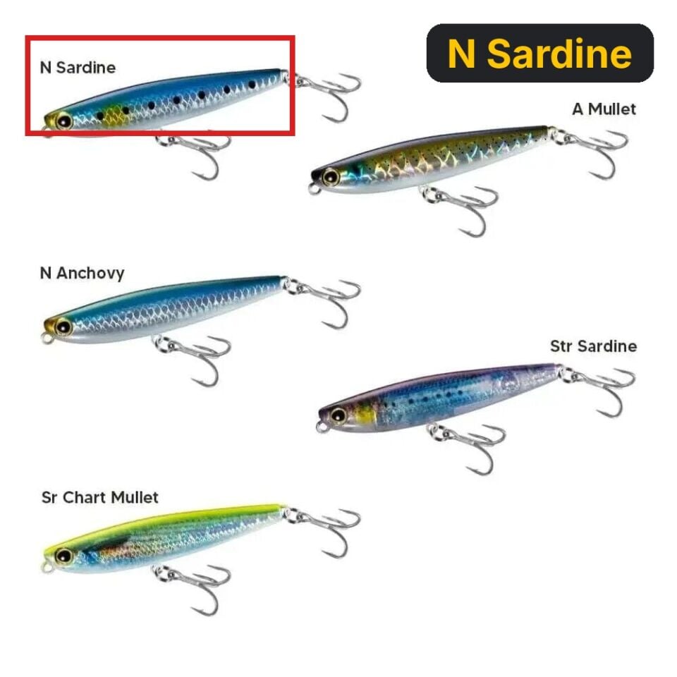 Shimano Exsence Fortuna 7.5 Cm 8 Gr Su Üstü Maket Yem N Sardine