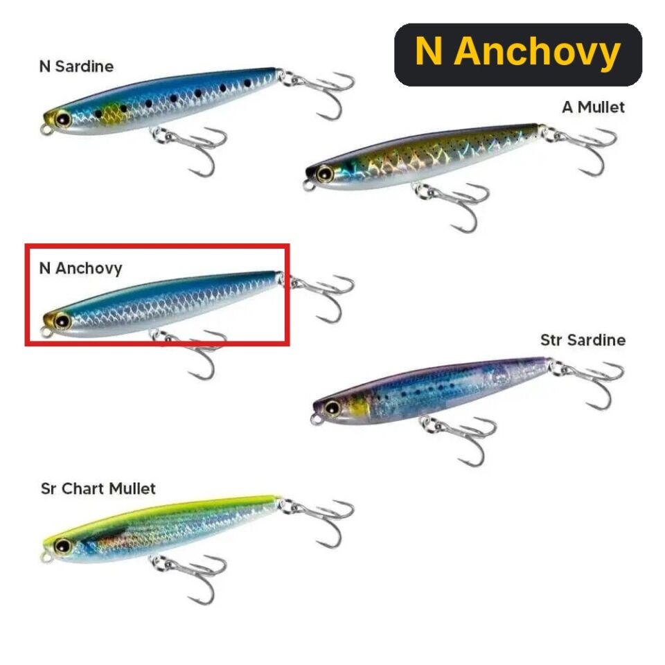 Shimano Exsence Fortuna 7.5 Cm 8 Gr Su Üstü Maket Yem N Anchovy