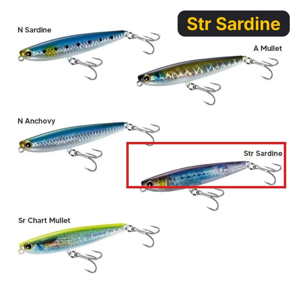 Shimano Exsence Fortuna 7.5 Cm 8 Gr Su Üstü Maket Yem Str Sardine
