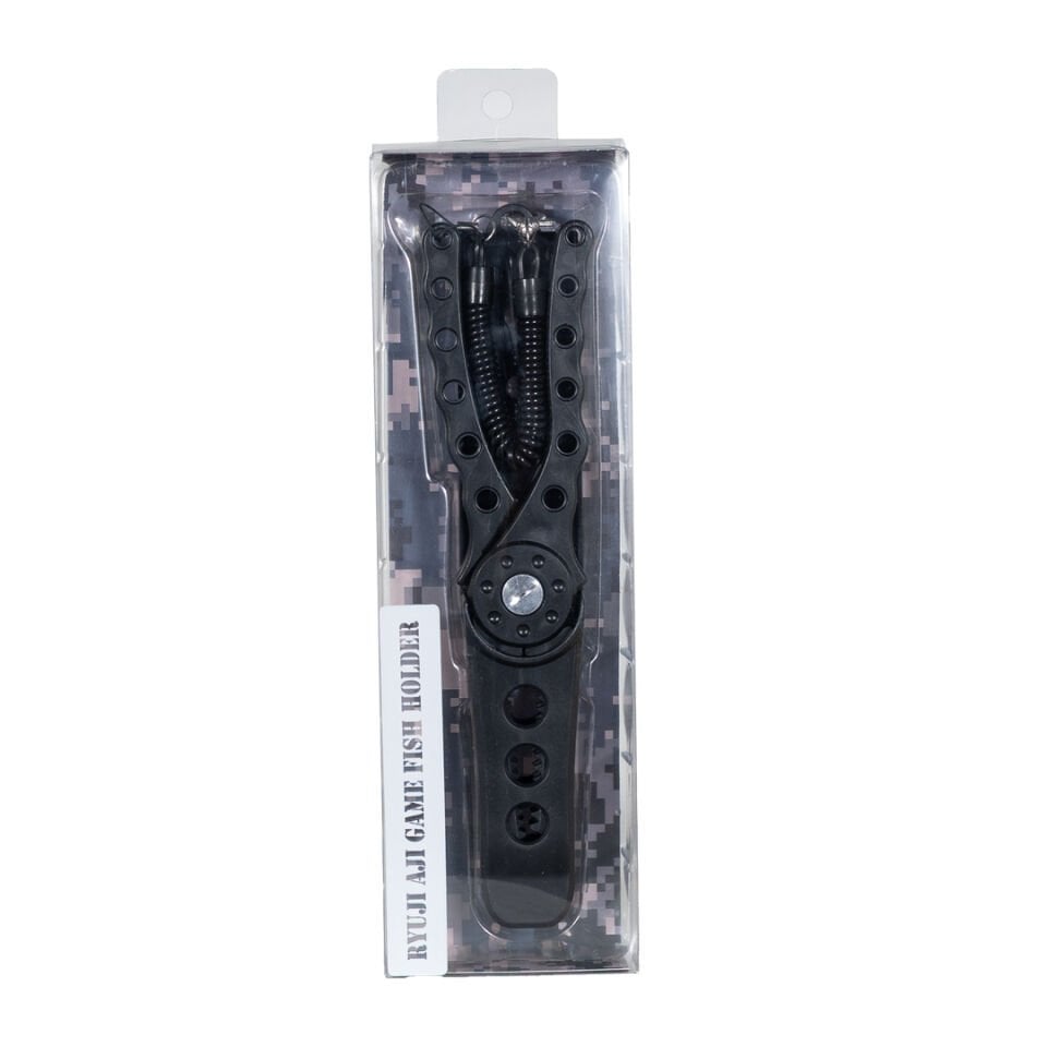 Ryuji Aji Game Fish Holder Black Balık Tutucu Maşa