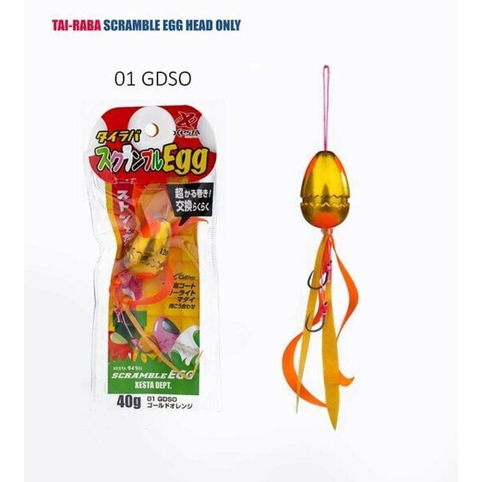 Xesta Tai-Raba Scramble Egg 60G Tai Rubber Yem