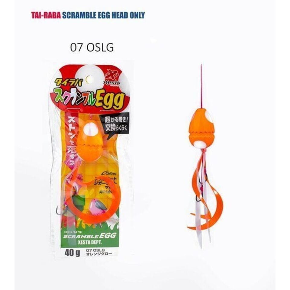 Xesta Tai-Raba Scramble Egg 60G Tai Rubber Yem
