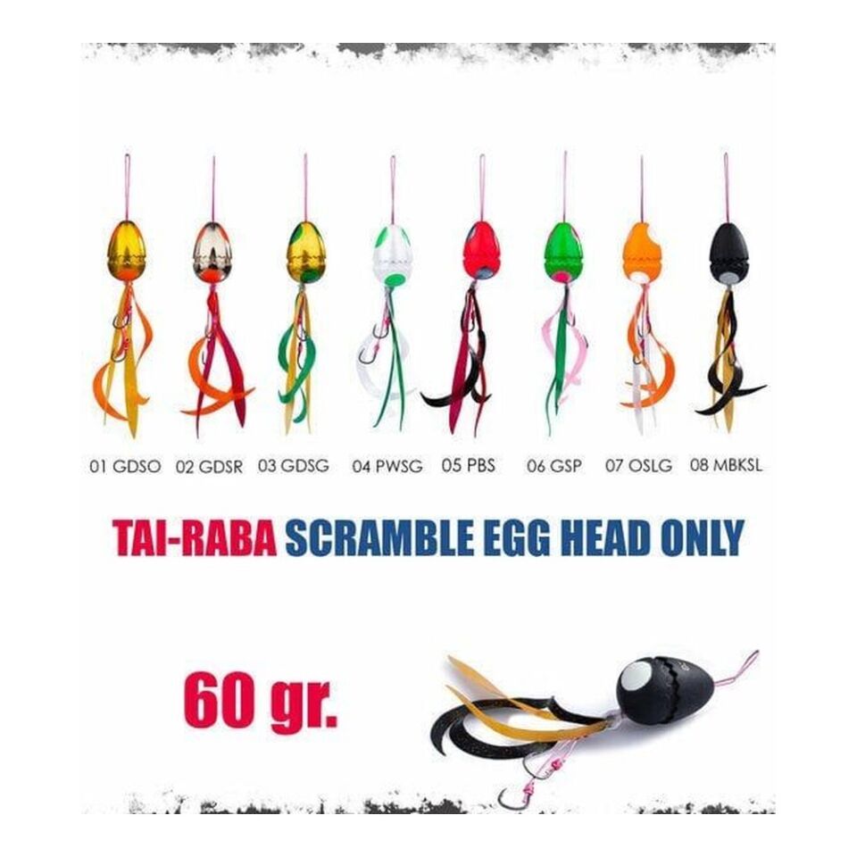 Xesta Tai-Raba Scramble Egg 60G Tai Rubber Yem GDSG