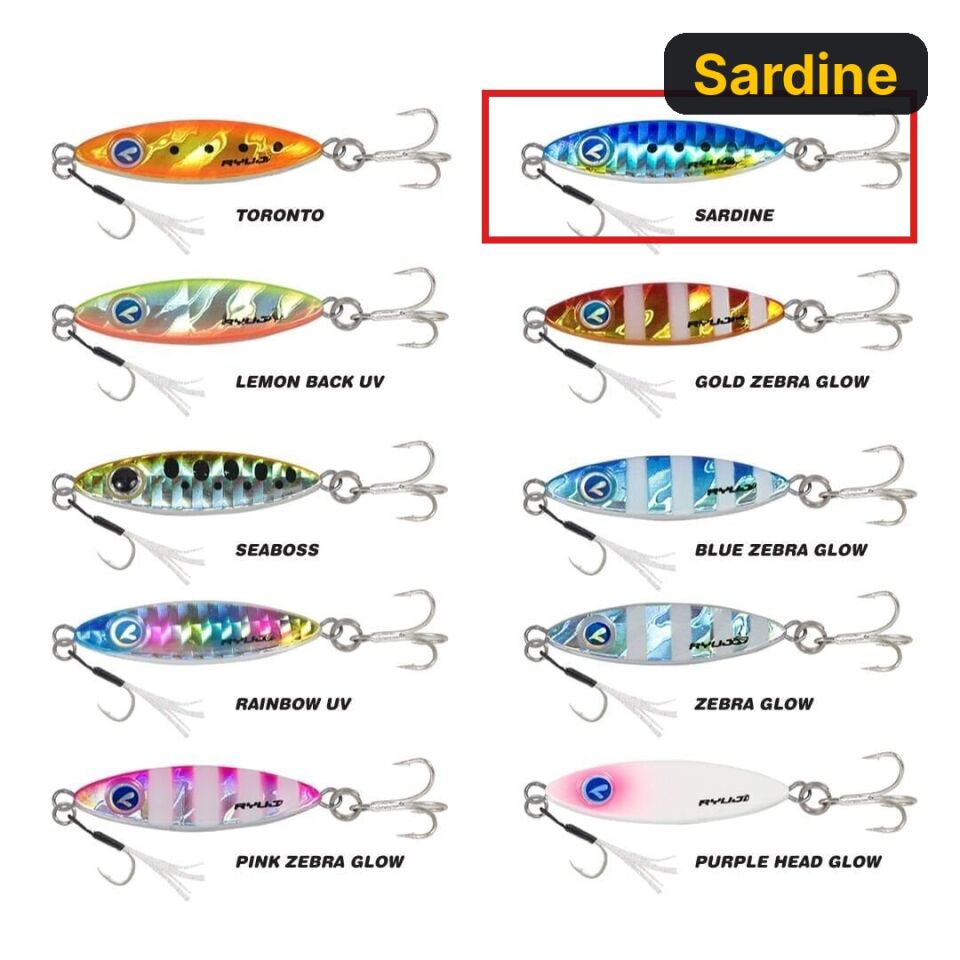Ryuji Zuby 32mm 6.6gr Jig Yem Sardine