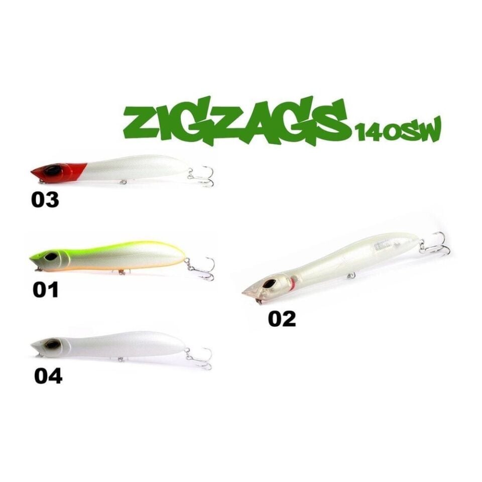Fujın Zigzags 140SW 26GR Maket Balık 01