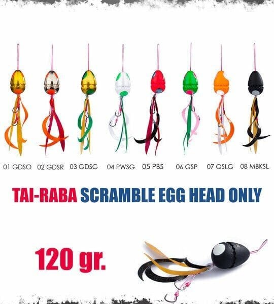 Xesta Tai-Raba Scramble Egg 120G Tai Rubber Yem