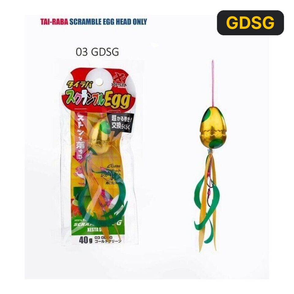 Xesta Tai-Raba Scramble Egg 120G Tai Rubber Yem GDSG