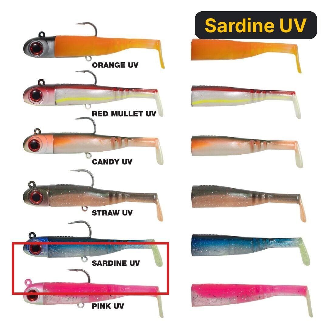 Seabor Lily Shad 100gr 2+1 Silikon Yem Sardine UV