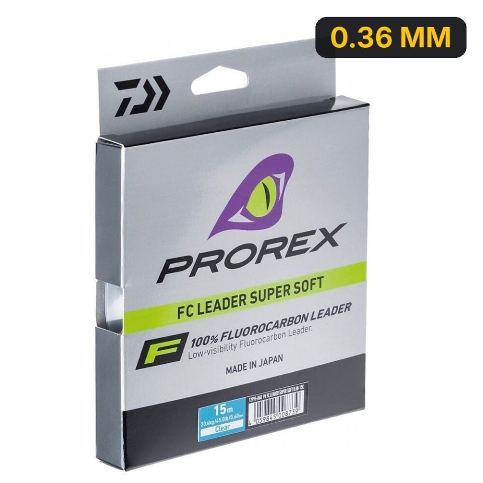 Daiwa Prorex FC Leader Super Soft Fluorocarbon Misina 0.36 MM