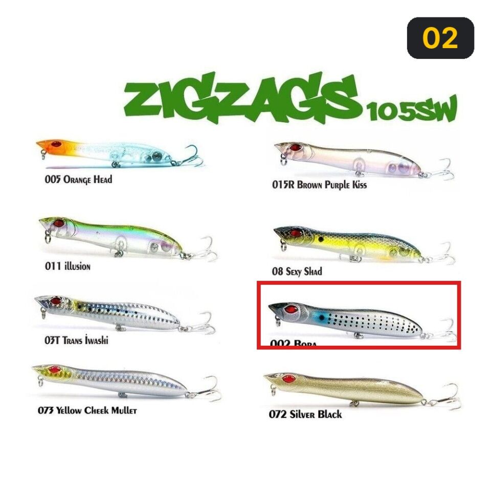 Fujin Zigzags 105sw 10gr Maket Balık 02