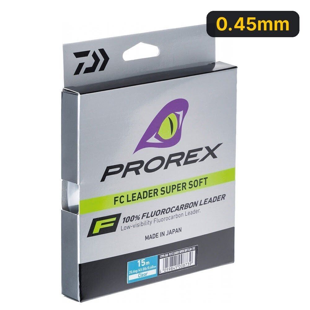 Daiwa Prorex FC Leader Super Soft Fluorocarbon Misina 0.45mm