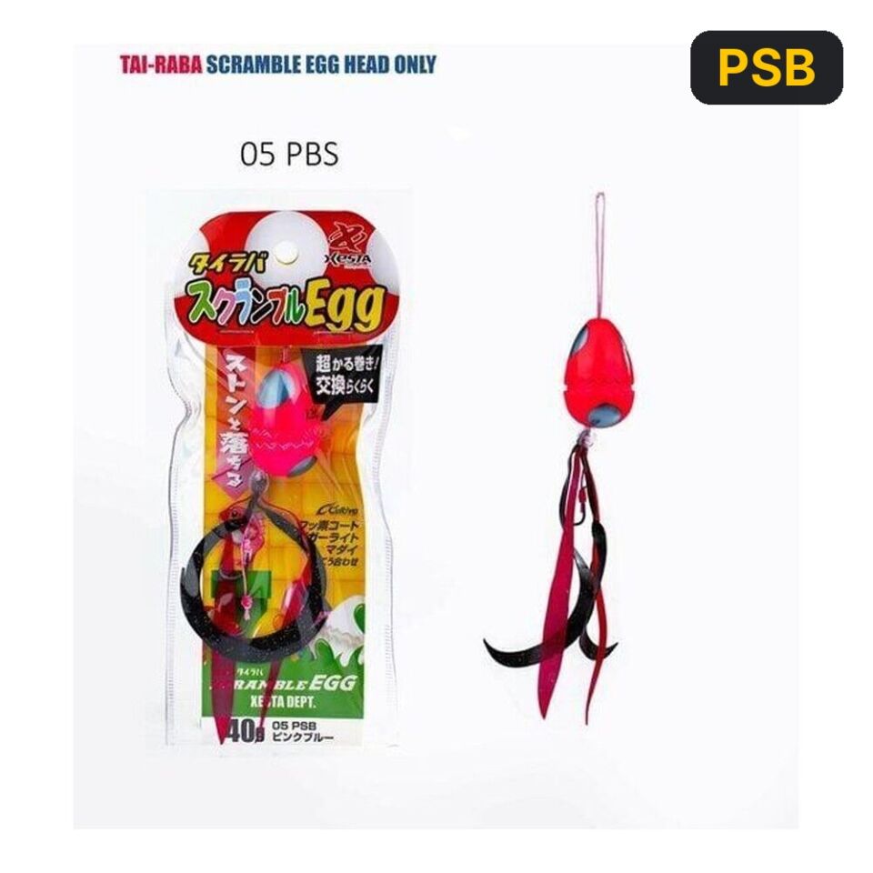 Xesta Tai-Raba Scramble Egg 120G Tai Rubber Yem PSB