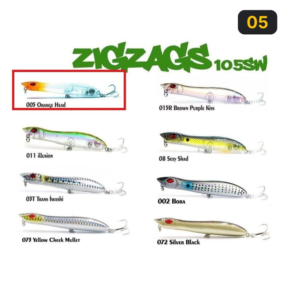 Fujin Zigzags 105sw 10gr Maket Balık 05