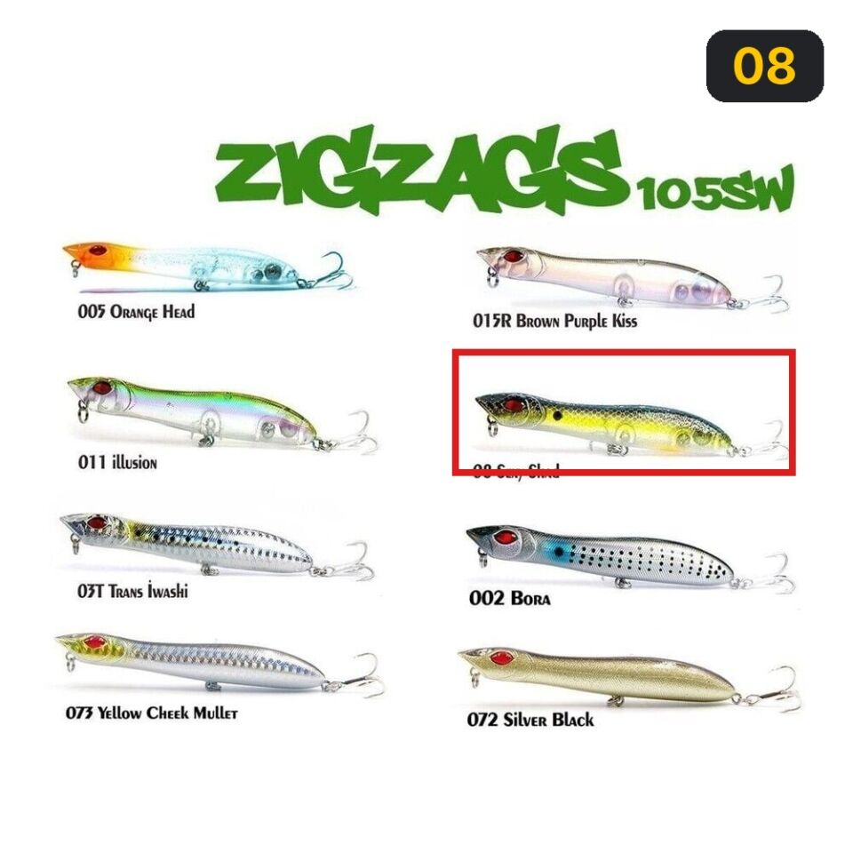 Fujin Zigzags 105sw 10gr Maket Balık 08
