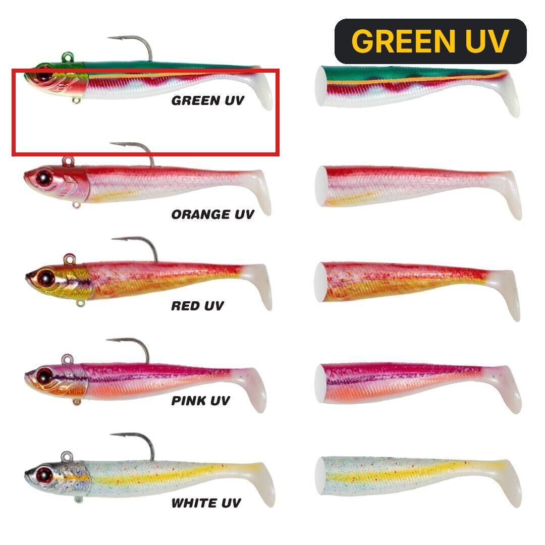 Seabor Deep Fake 100GR 2+1 Silikon Yem GREEN UV