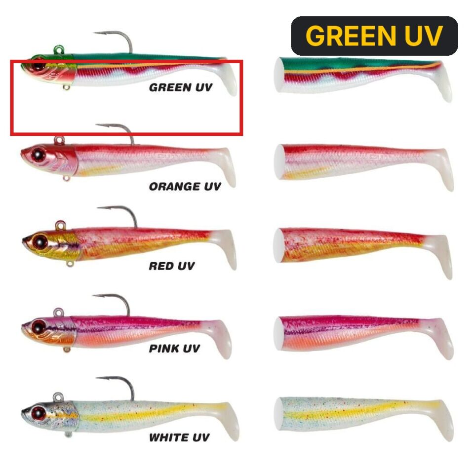 Seabor Deep Fake 100GR 2+1 Silikon Yem GREEN UV