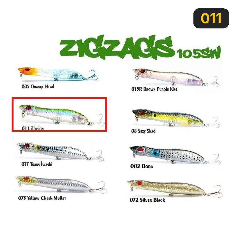 Fujin Zigzags 105sw 10gr Maket Balık 011