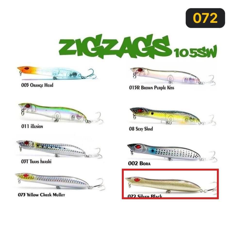 Fujin Zigzags 105sw 10gr Maket Balık 072
