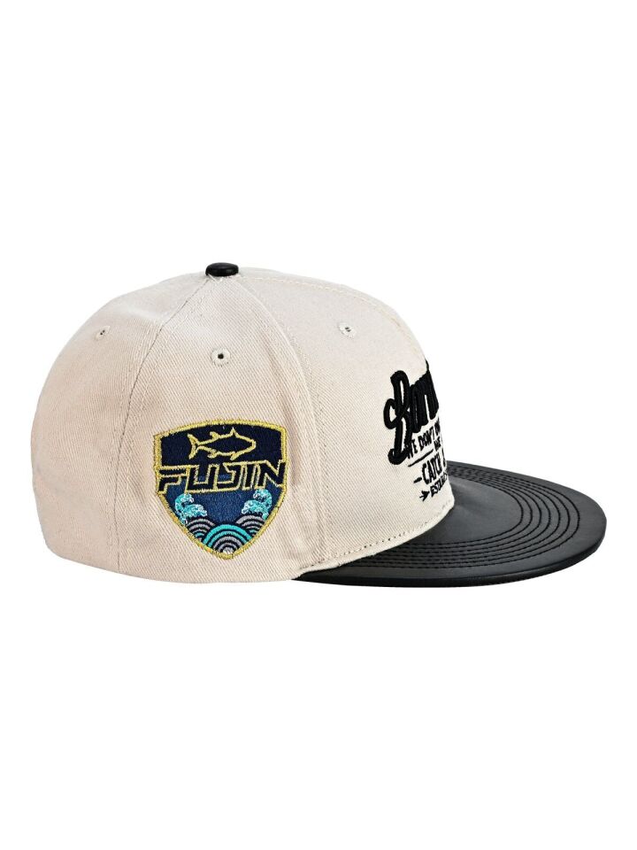 Fujin BTW Leather Visor Şapka Dirty White
