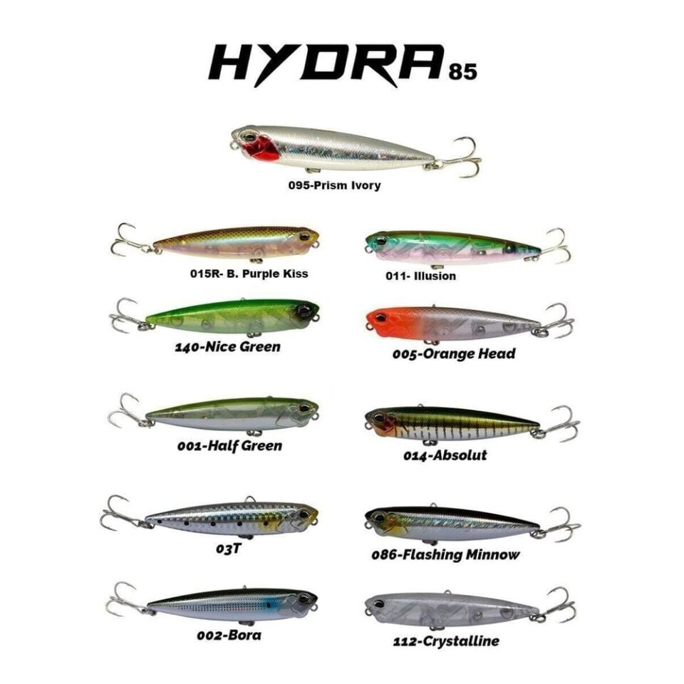 Fujin Hydra 85mm 10gr Su Üstü Maket Balık