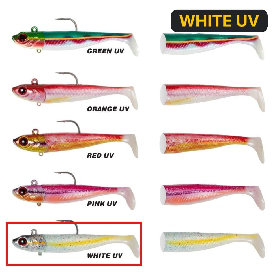 Seabor Deep Fake 100GR 2+1 Silikon Yem WHITE UV