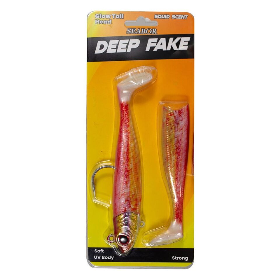 Seabor Deep Fake 100GR 2+1 Silikon Yem WHITE UV