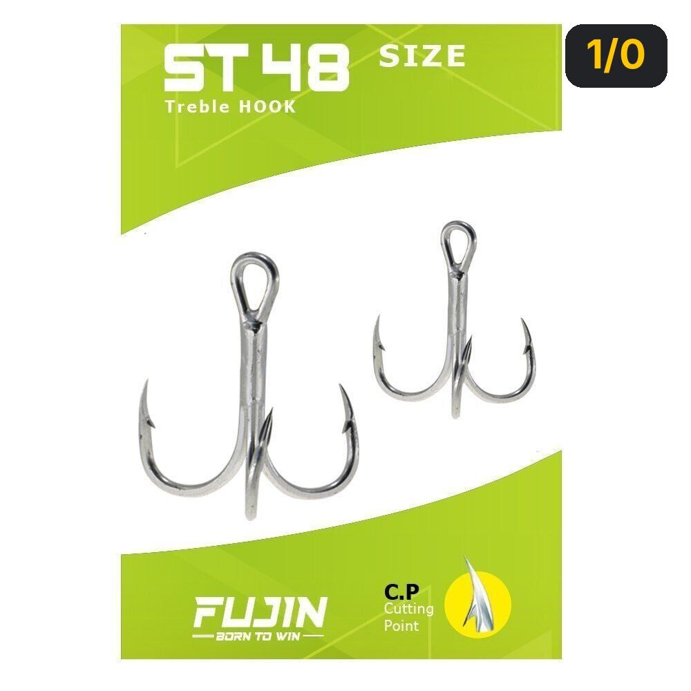 Fujin ST48 Tornado Çapraz Üçlü Kanca 1/0