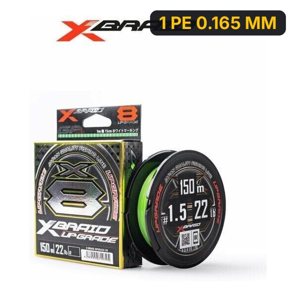 Ygk X006 Upgrade Pe X8 150M Yeşil İp Misina 1 PE 0.165 MM