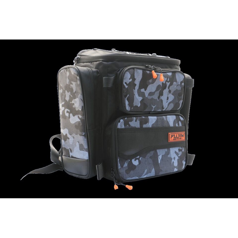 Fujin Black Camo Back Pack - Balıkçı Sırt Çantası