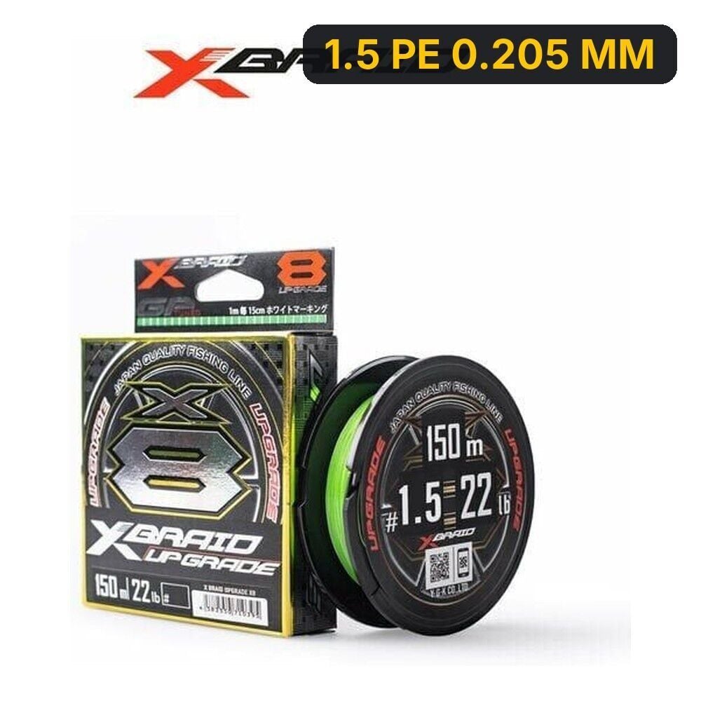 Ygk X006 Upgrade Pe X8 150M Yeşil İp Misina 1.5 PE 0.205 MM