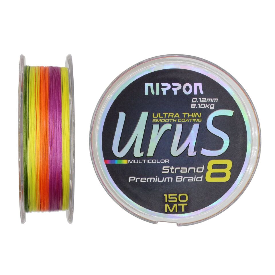 Nippon Urus 8X Braid 150 MT Multi Color İp Misina 0,10 mm