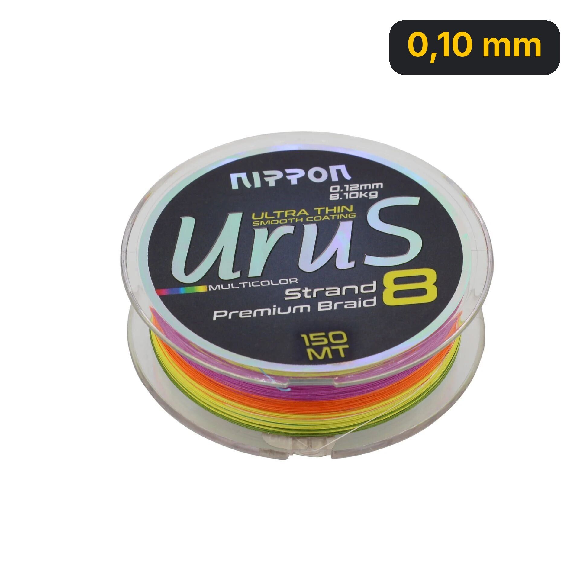 Nippon Urus 8X Braid 150 MT Multi Color İp Misina 0,10 mm