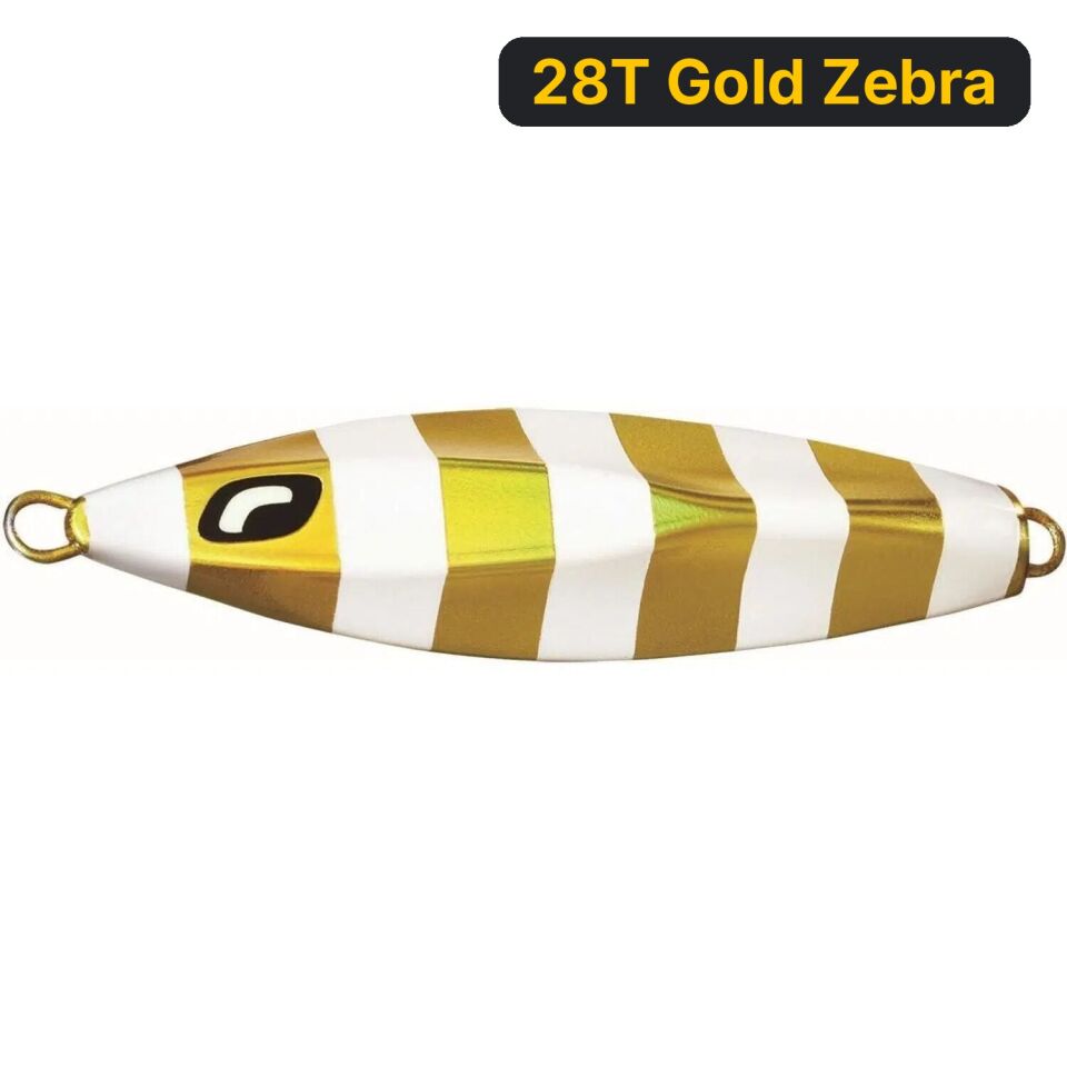 Shimano Ocea Butterfly Wing 10.5cm 135g Metal Jig Yem 28T Gold Zebra
