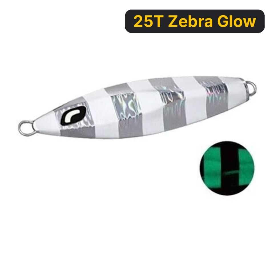 Shimano Ocea Butterfly Wing 10.5cm 135g Metal Jig Yem 25T Zebra Glow