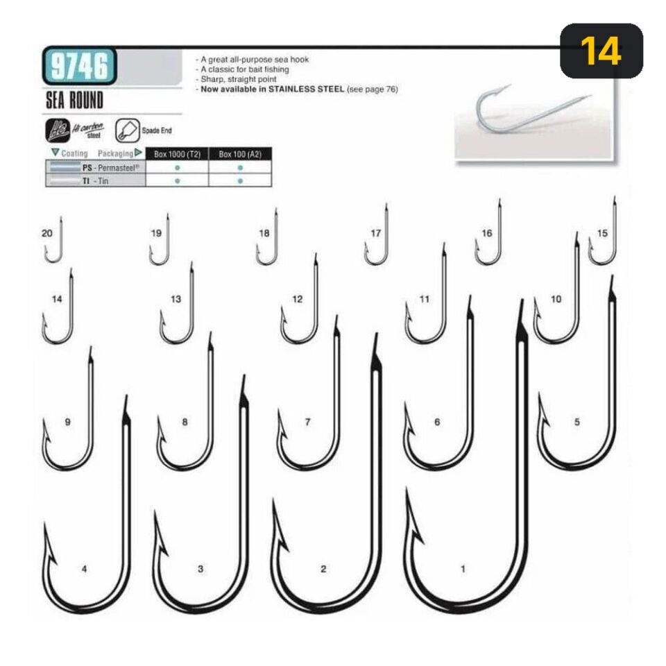Vmc 9746PS (PERMA STEEL) Düz Paraketa İğnesi 14