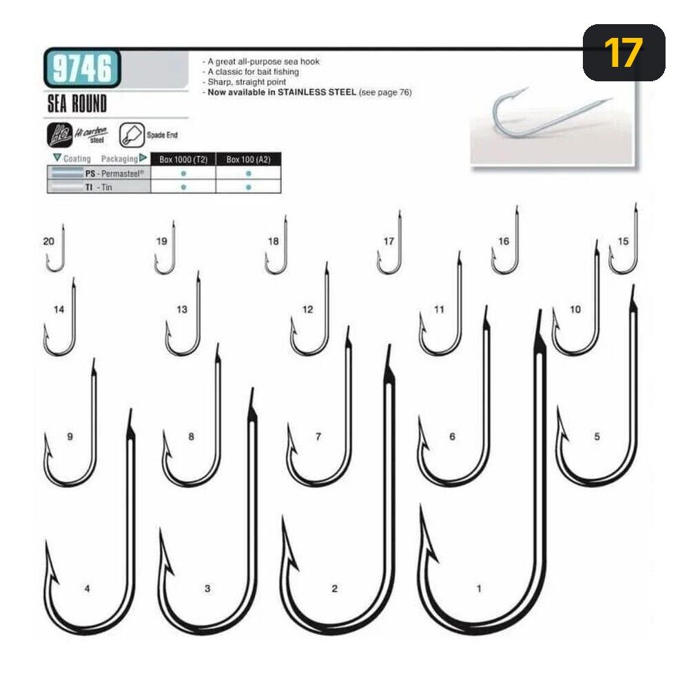 Vmc 9746PS (PERMA STEEL) Düz Paraketa İğnesi 17