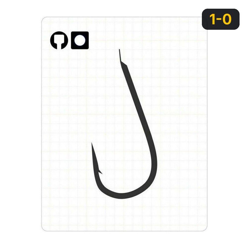 Fudo 3701 Marukaizu Short Black Nikel İğne 1-0