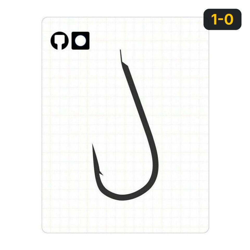Fudo 3701 Marukaizu Short Black Nikel İğne 1-0