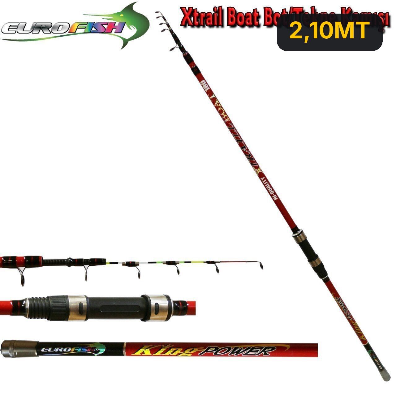 Eurofish Xtrail Boat Tekne/Bot Kamışı 2,10MT