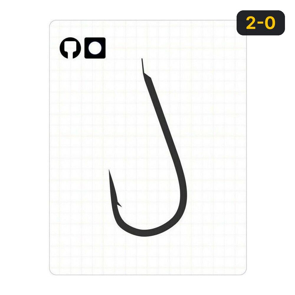 Fudo 3701 Marukaizu Short Black Nikel İğne 2-0