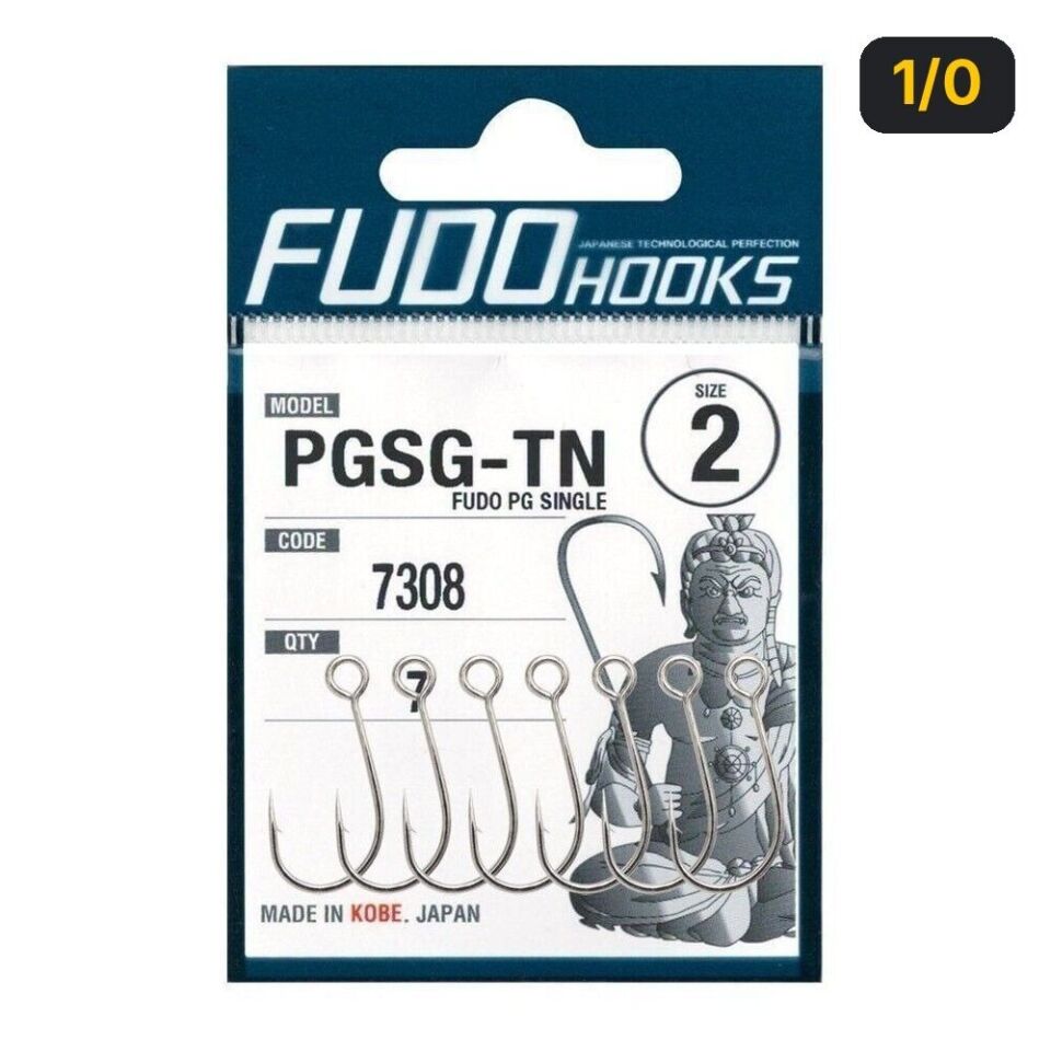 Fudo 7308 PG Single Yeni Nesil Galvaniz Sahte İğnesi 1/0