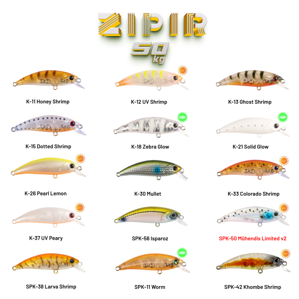 Hanfish Zıpır KG 50mm 4,5 GR Lrf Maket Balık