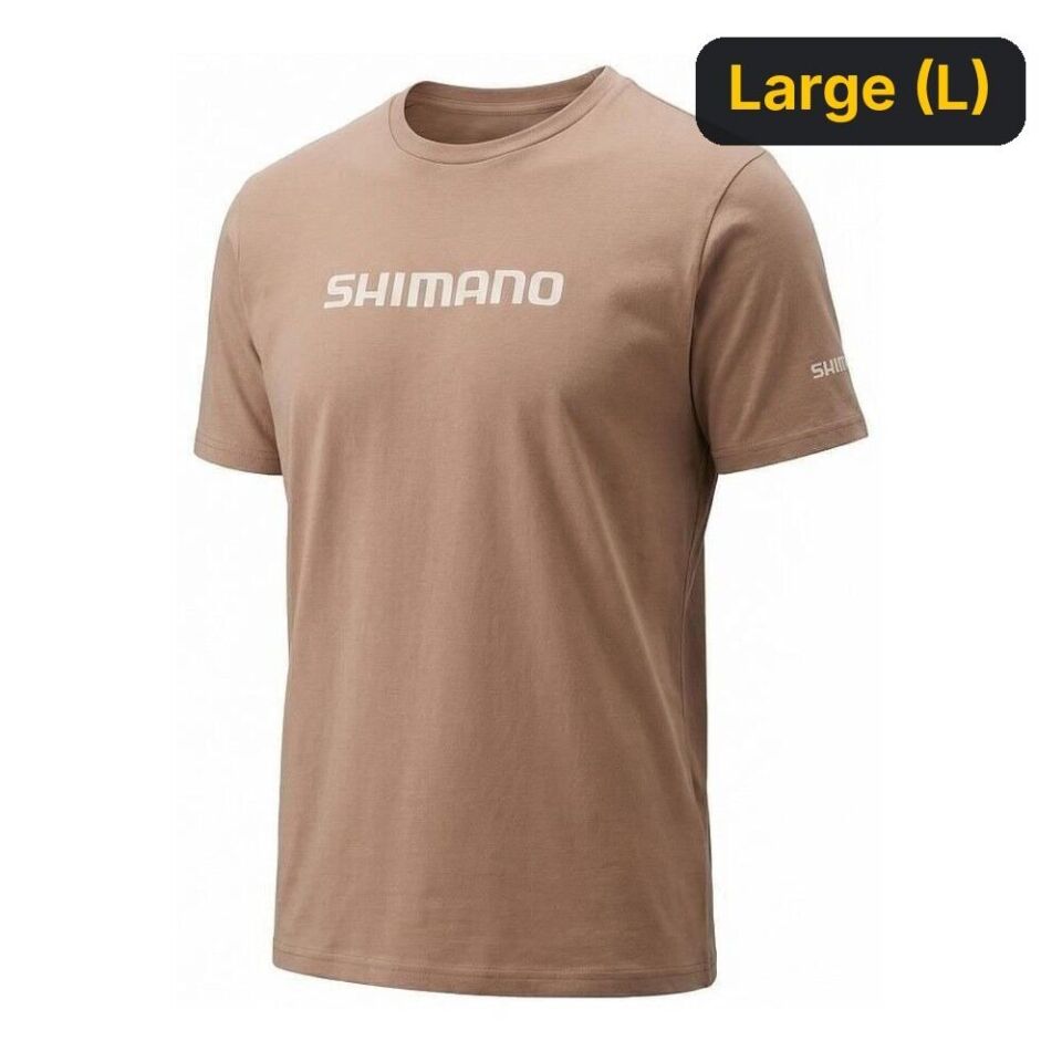 Shimano Brown Carp T-Shirt Large (L)