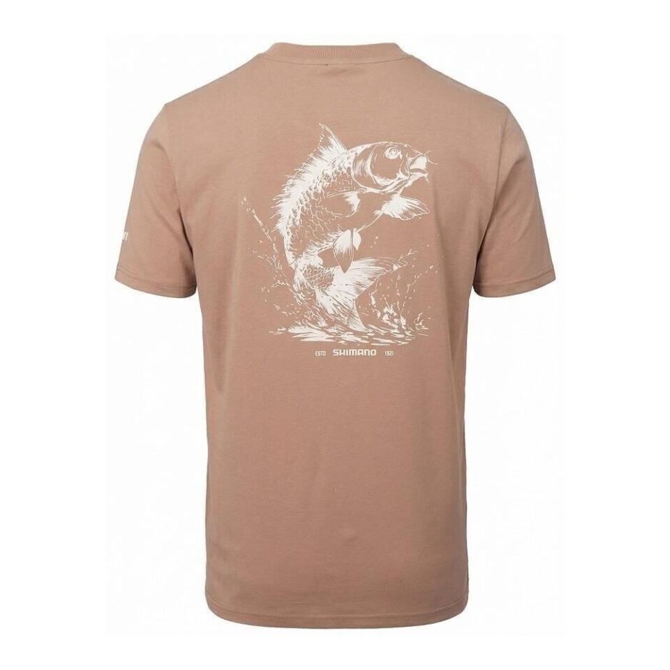 Shimano Brown Carp T-Shirt Large (L)